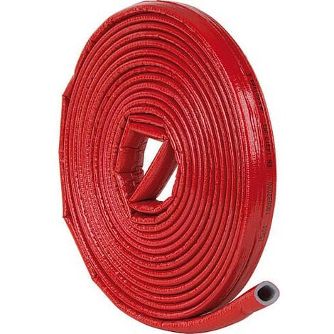 BANYO Gaine isolante robuste 22x4mm, longueur: 10m PE-XT avec protection rouge