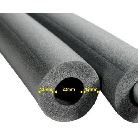 Gaine isolante tuyau 1 mètre Ø 22 mm épaisseur 13 mm en mousse flexible – Isolation thermique optimale, protection antigel et économie d'énergie durable