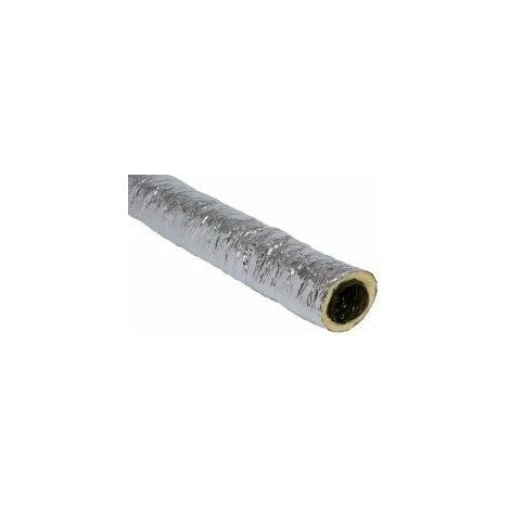 Gaine isolée épaisseur 25 mm pour VMC - Isolation Ø80 mm - 25 mm - Longueur 6 ML