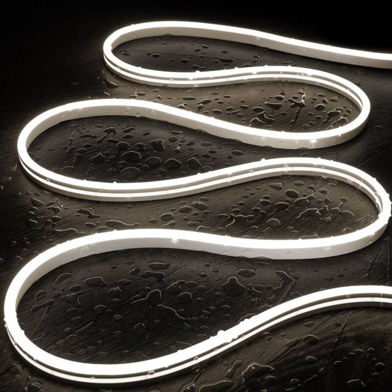 Gaine LED Néon 24V DC NFLEX6 IP65 FreeCut sur Mesure Blanc froid 3 m 6000K