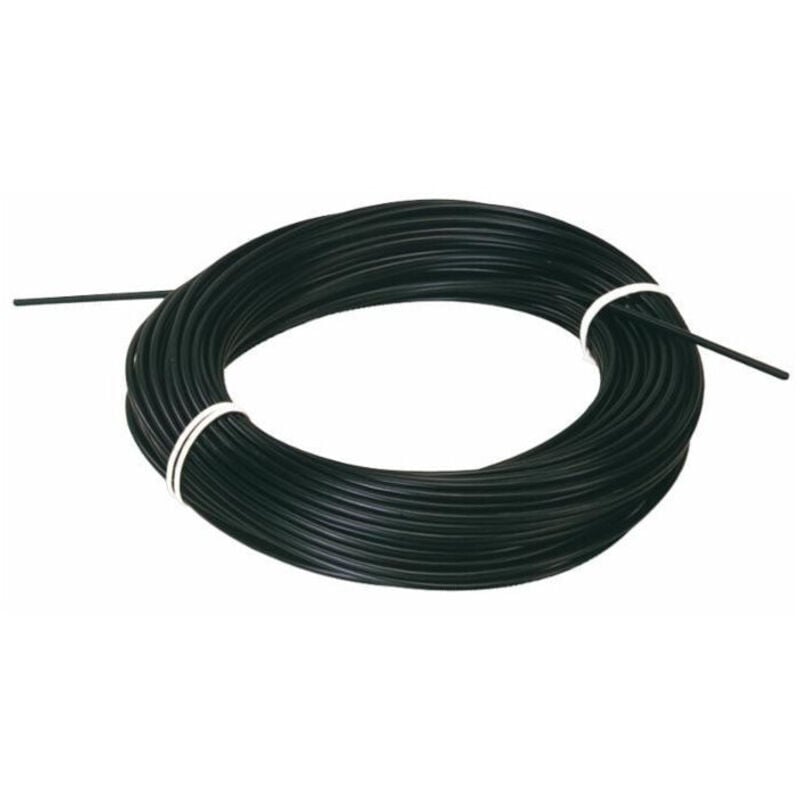 Gaine plastique flexible noire ø 13 pour câble ø 5 -6 (Lot de 5 mètres)