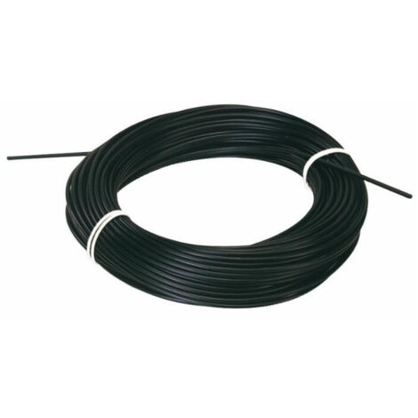 Gaine plastique flexible noire Ø 13 pour câble Ø 5 -6 (Lot de 5 mètres)