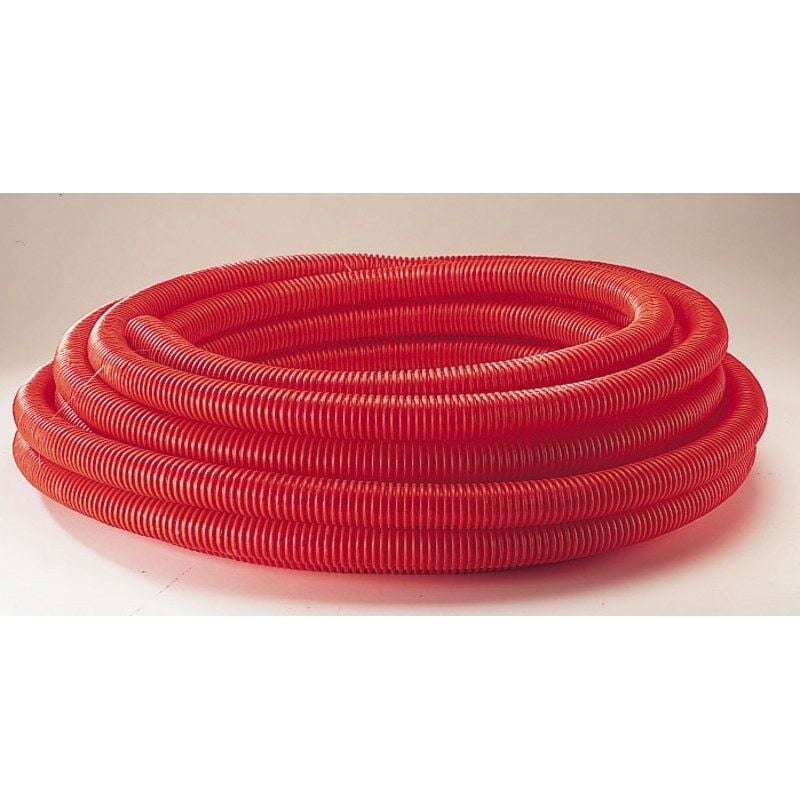 Gaine pour réseaux enterrés diam.40 mm x L.25 m rouge - Janoflex