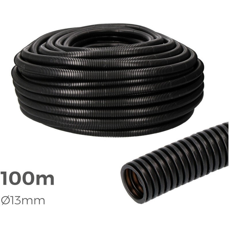 Jardibricodeco - 100 Gaine Prefilee Pour Installation Intérieure 13mm Ce M-20 Euro/Mts