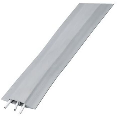 Gaine protège câbles 3 m gris largeur 88 mm - Maxiburo