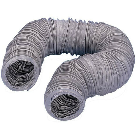 gaine pvc - souple - renforcée - diamètre 250 mm - 6 mètres - unelvent 818188