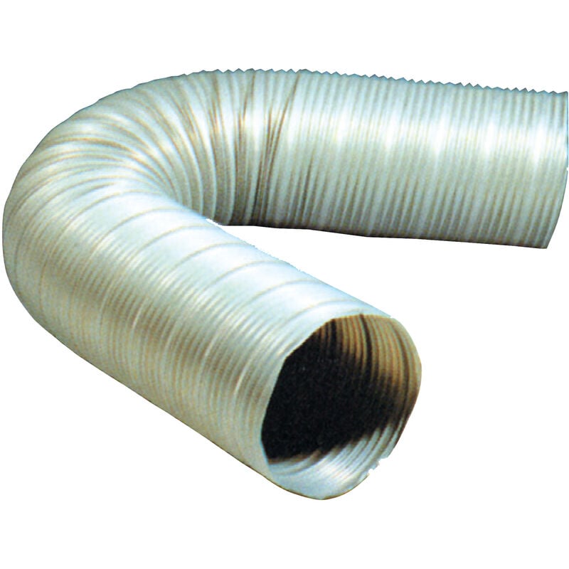 Unelvent - gaine galvanisée - semi rigide - diamètre 125 mm - 3 mètres