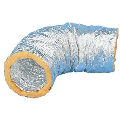 Gaine souple alu iso phonique 50 mm, classement M0/M1, D 80 mm, longueur 10 m S&P (UNELVENT) 820777