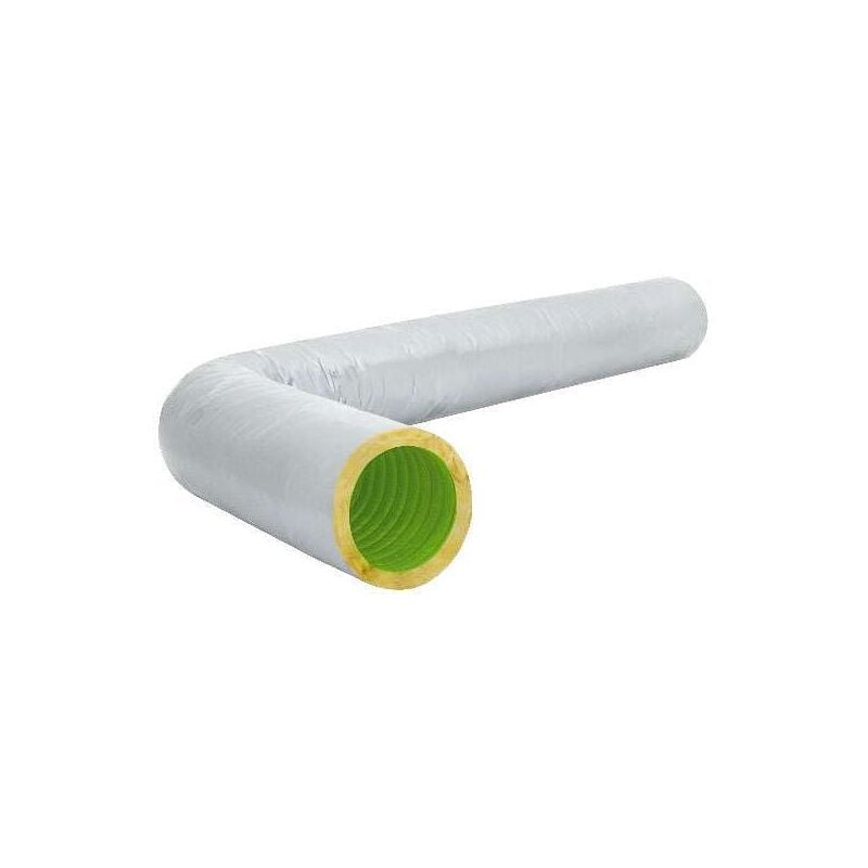 Gaine souple isolée 25 mm renforcée RE2020 écologique D80 long 10m - SpireFlexEcoIso - SPEIGSIRE⌀80/25L10 Econoprime SPEIGSIRE⌀80/25L10 Diamètre 80 mm