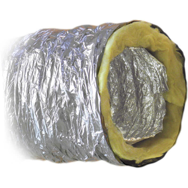 Dmo gaine distribution d'air chaud isolée en aluminium D125MM L5M - 30112505