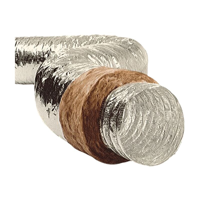 Gaine souple isolée alu/polyester - gsi gh ecosoft 100 L10M - 810801 s&p Unelvent 810801