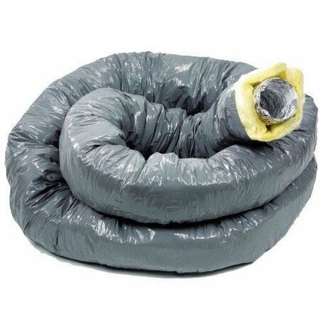 Gaine souple isolée Gp Iso - S&P UNELVENT - 813930 - Diamètre 80mm / Longueur 6m / Epaisseur 50mm