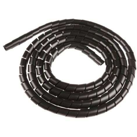 Gaine spirale diamètre 15mm noir