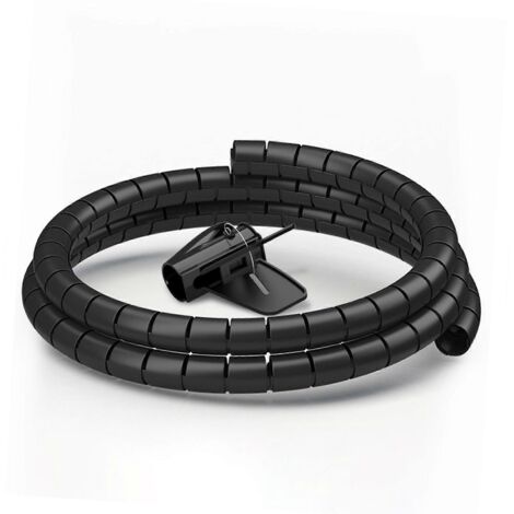 Gaine Spirale pour Câbles d'Ordinateur - Tuyau de Protection 300 cm x 25 mm