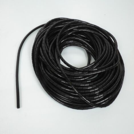 Gaine spiralée spirale 25m flexible Ø8mm pour câbles faisceaux