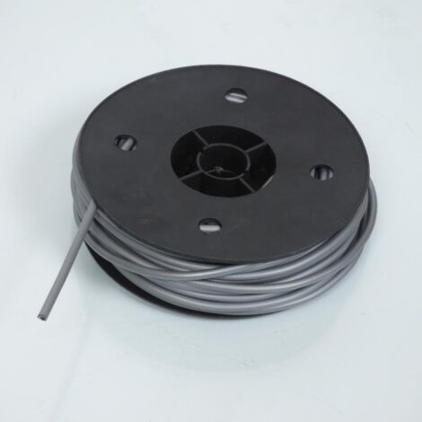 Gaine standard fil plat grise VELOX 30/10 petite rouleau 25m pour