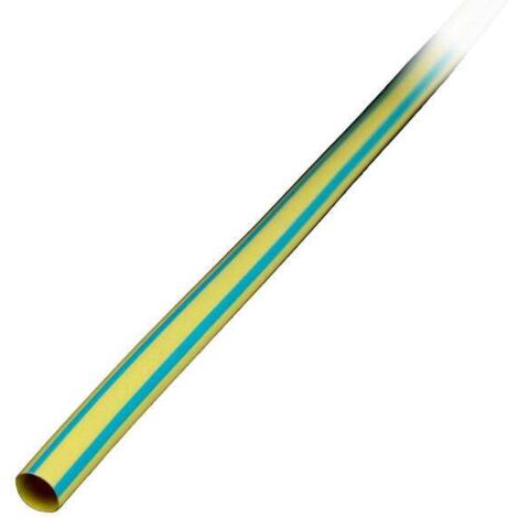 Gaine thermo rétractable Ø3,2cm - 1m - Vert et Jaune - Zenitech