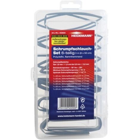Gaine thermo rétractable Set 6x0,5m Box