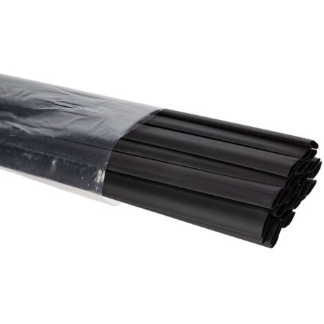 Gaine thermorétractable 12.7mm - noir - 25 pcs.