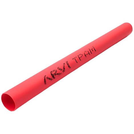 Gaine Thermorétractable - 14/7mm - Rouge - Longueur 1m - Restreint 2:1 - Paroi Fine - Arvi Tpam-14.0-vm