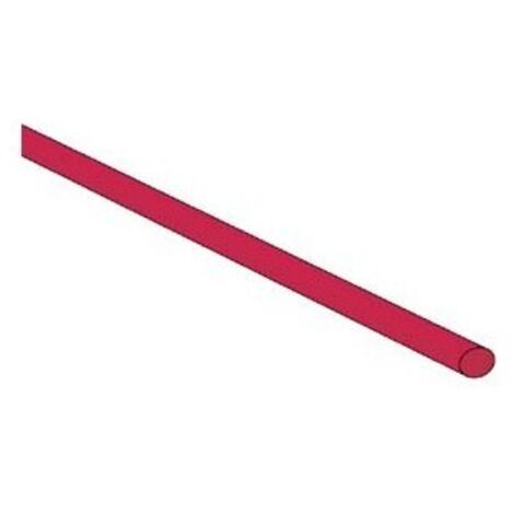 Gaine thermoretractable 2:1 - 2 4mm - rouge - 50 pcs