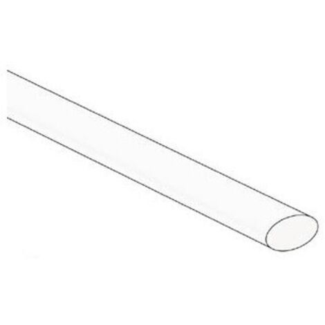 Gaine thermoretractable 2:1 - 6 4mm - blanc - 50 pcs