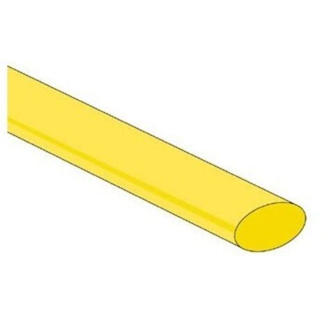 Gaine thermoretractable 2:1 - 9 5mm - vert/jaune - 25 pcs