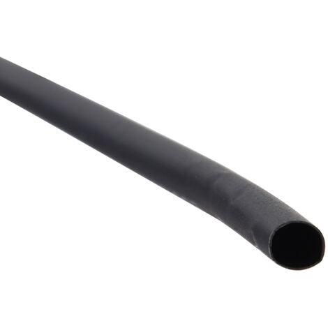 Gaine thermorétractable noire de 3mm, 5 mètres - Haute qualité