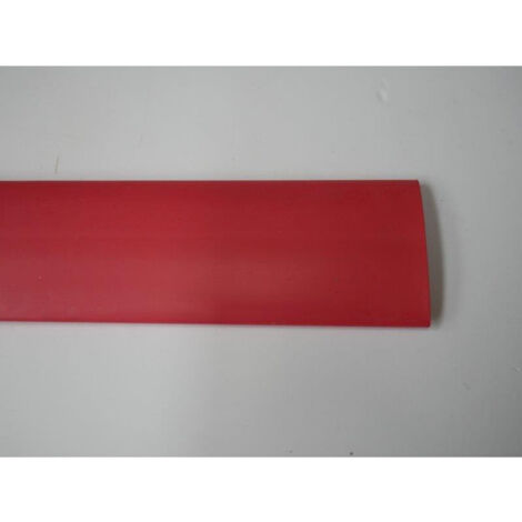 Gaine thermorétractable rouge paroi mince Ø 25.4-12.7mm longueur 1m retreint 2/1 réf 135935-2 CGPT 25.4-12.7 Tyco