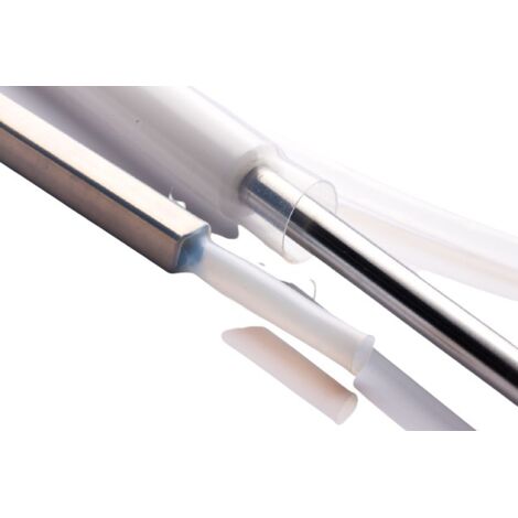 Gaine thermorétractable RS PRO, Dia. 6mm Clair rétreint 4:1, 1.22m ( Prix pour 1 )