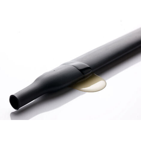 Gaine thermorétractable RS PRO, Dia. 9.5mm Noir rétreint 2:1, 10m ( Prix pour 1 )