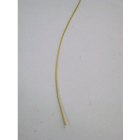 Gaine thermoretractable souple vert-jaune diam 1,6mm / 0.8mm paroi fine KLAUKE PLF11654