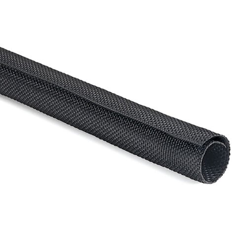 Gaine tissée Helagaine Twist-In 32 Polyester (PET), (Sachet 2m) - HellermannTyton