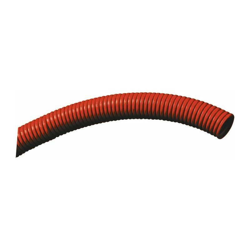 Gaine tpc rouge - diamètre 90 mm - Courant faible - Couronne de 25 m Electraline