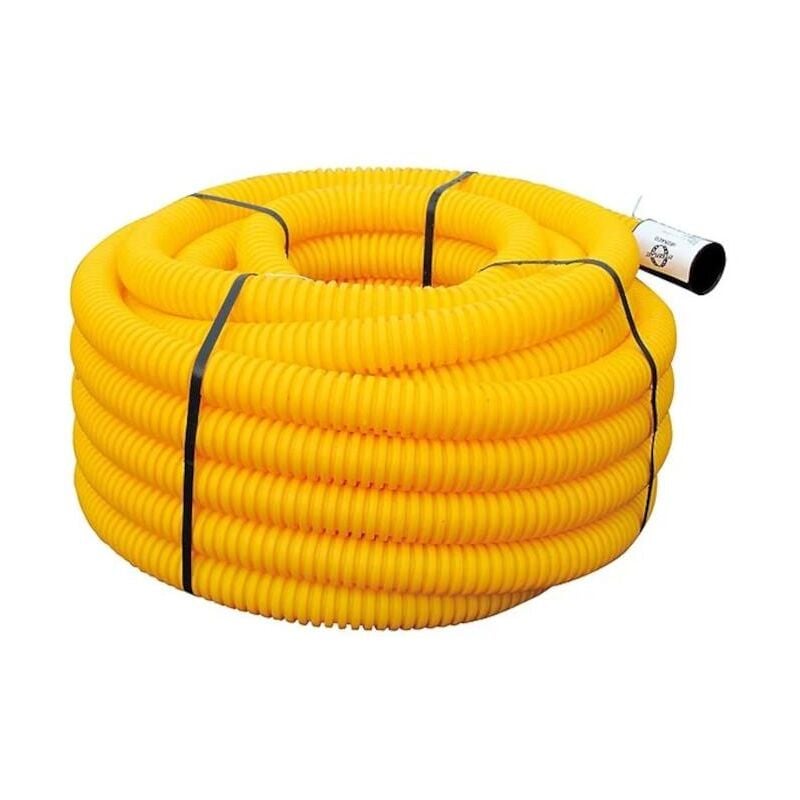 Gaine tpc jaune ø 40 mm x 50 mètres