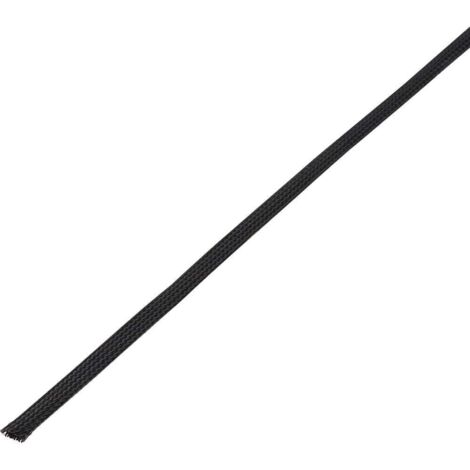 Gaine tressée TRU COMPONENTS CBBOX0814-BK 1572556 noir PET 8 à 14 mm 10 m