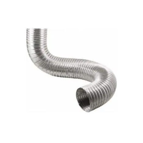 Gaine VMC aluminium flexible 3m – Diamètre 110mm – Classe MO – Ventilation efficace pour hottes de cuisine et systèmes de chauffage – Strulik