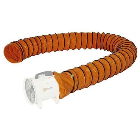 Gaine VMC souple de soufflage 300 mm – Longueur 12 m – Compatible ventilateurs Sovelor – Transport efficace de l'air