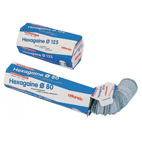 Gaine vmc souple pvc ø125 mm  longueur 18 mêtres