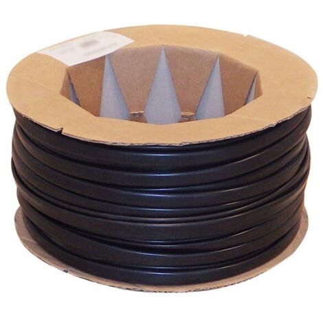 Gaines PVC Flexibles diamètre 8mm Noir Bobine de 300m