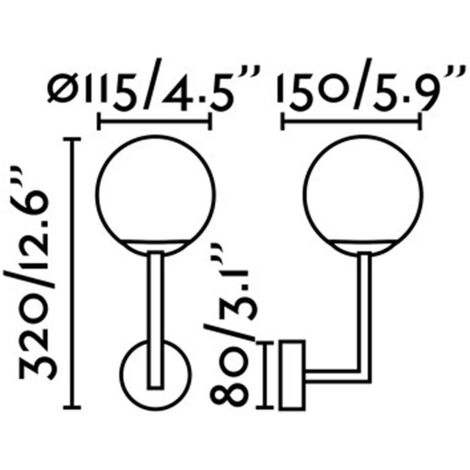 GALA Aplique de pared 63505