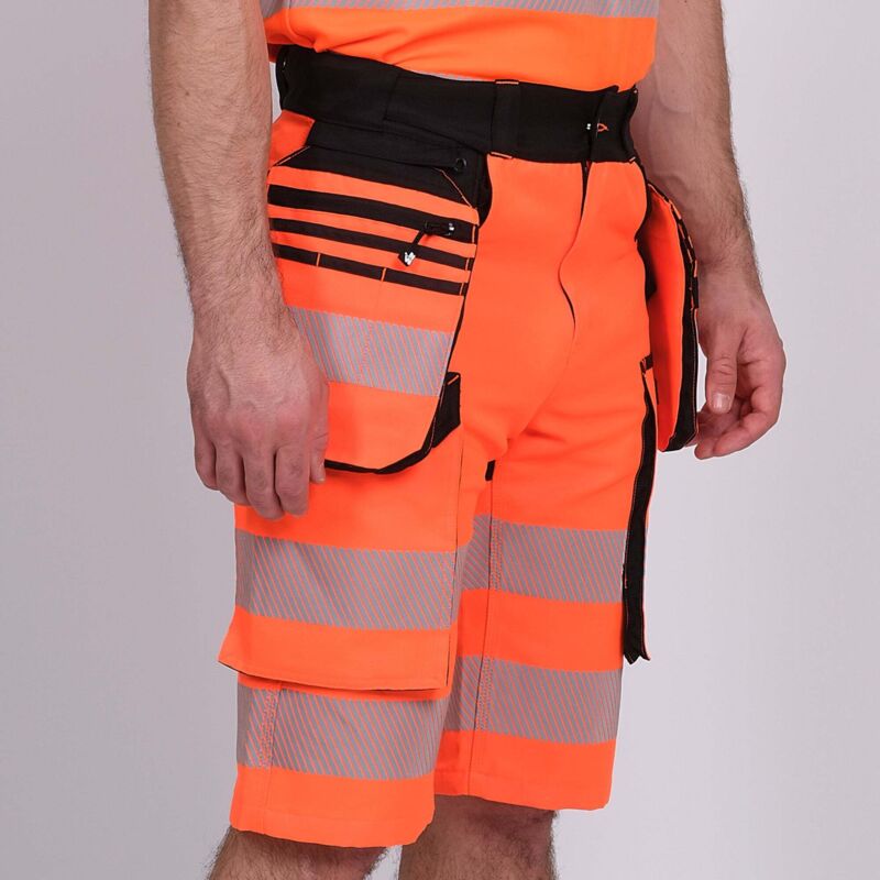 GALA BERMUDA DE TRAVAIL HAUTE VISIBILITÉ 1079 Orange fluo 52
