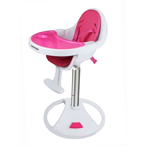 pink baby high chair