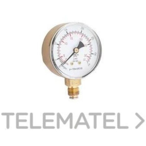 GALAGAR manometro 16k 1/4g. oxigeno 30416024 galagar , manometro 16k 1/4g. oxigeno 30416024 galagar