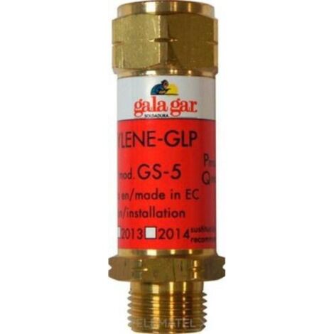 GALAGAR valvula segur. acetileno 3/8 iz 76200000 galagar , valvula segur. acetileno 3/8 iz 76200000 galagar