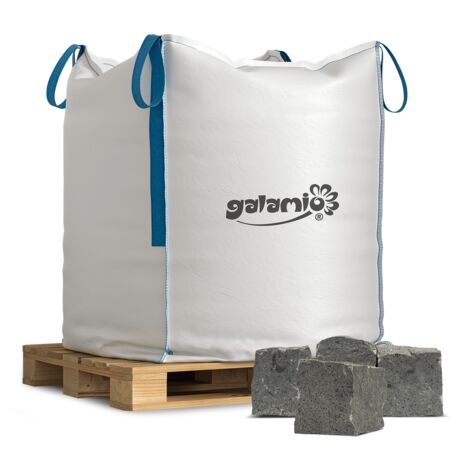 Galamio Basaltpflaster 8/10 gebrochen 1000kg BigBag