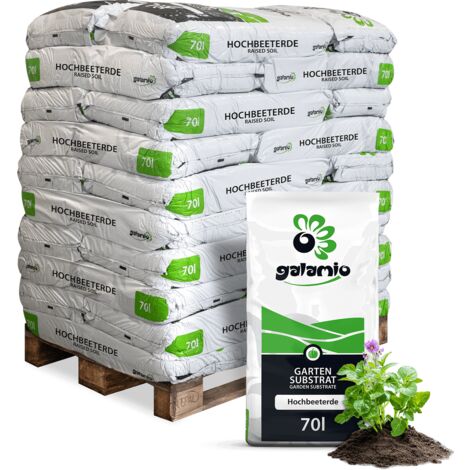 Galamio Hochbeeterde 70l x 30 Sack 2100l