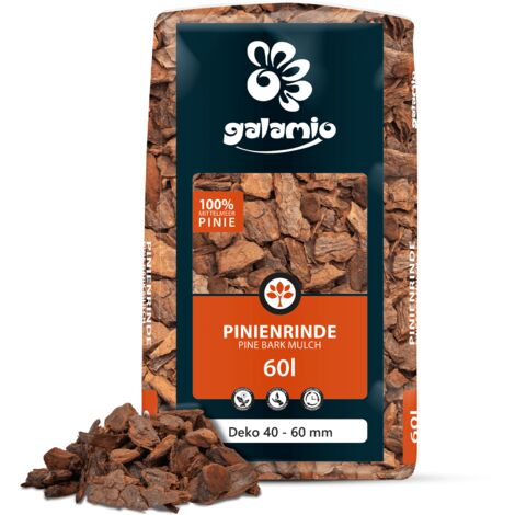 Galamio Rindenmulch Pinie Deko 60l