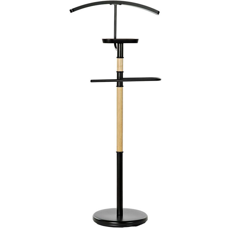 

Galán de Noche DKD Home Decor Metal Madera de caucho (46 x 28 x 111 cm)