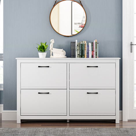 GALANO Limestone 4 Door Shoe Cabinet